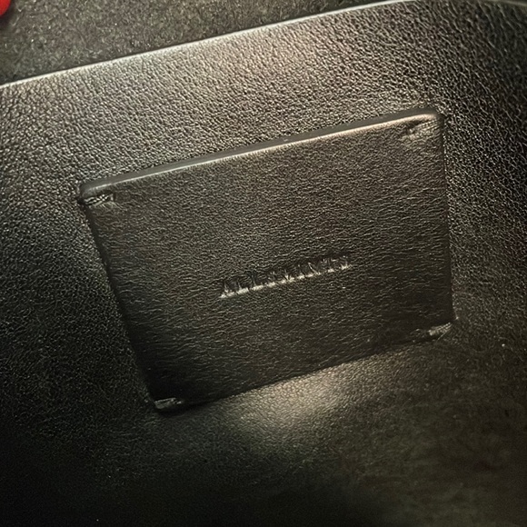 FINAL 💓💓 Black Leather ALL SAINTS Bag - cross body AND over shoulder ✨ - Picture 5 of 8